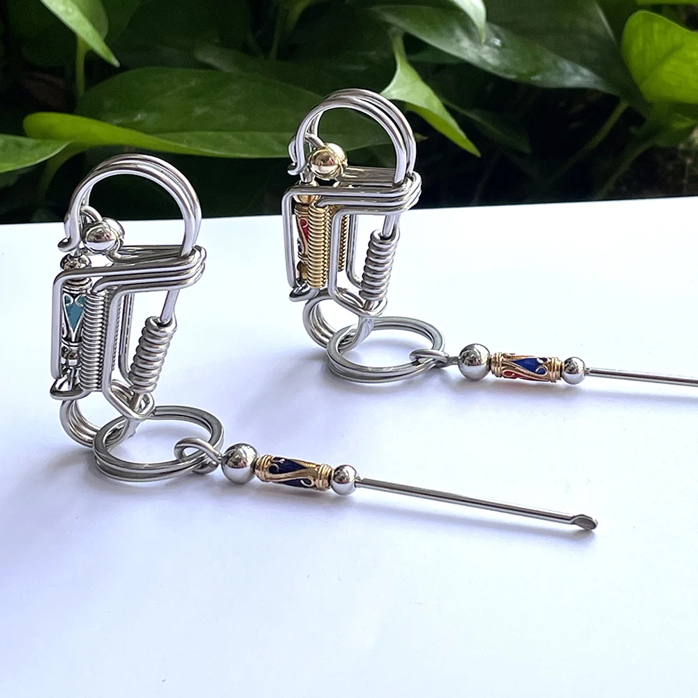 Fashion Key Holder Clip Creative Carabiner Keychains Car Buckle Waist Hanging Personality Handmade Phone Accessories Lanyard