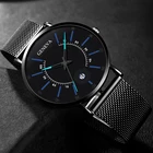 Мужские часы 2021, роскошные модные мужские деловые часы, ультратонкие кварцевые наручные часы с сетчатым ремешком из нержавеющей стали, мужские часы