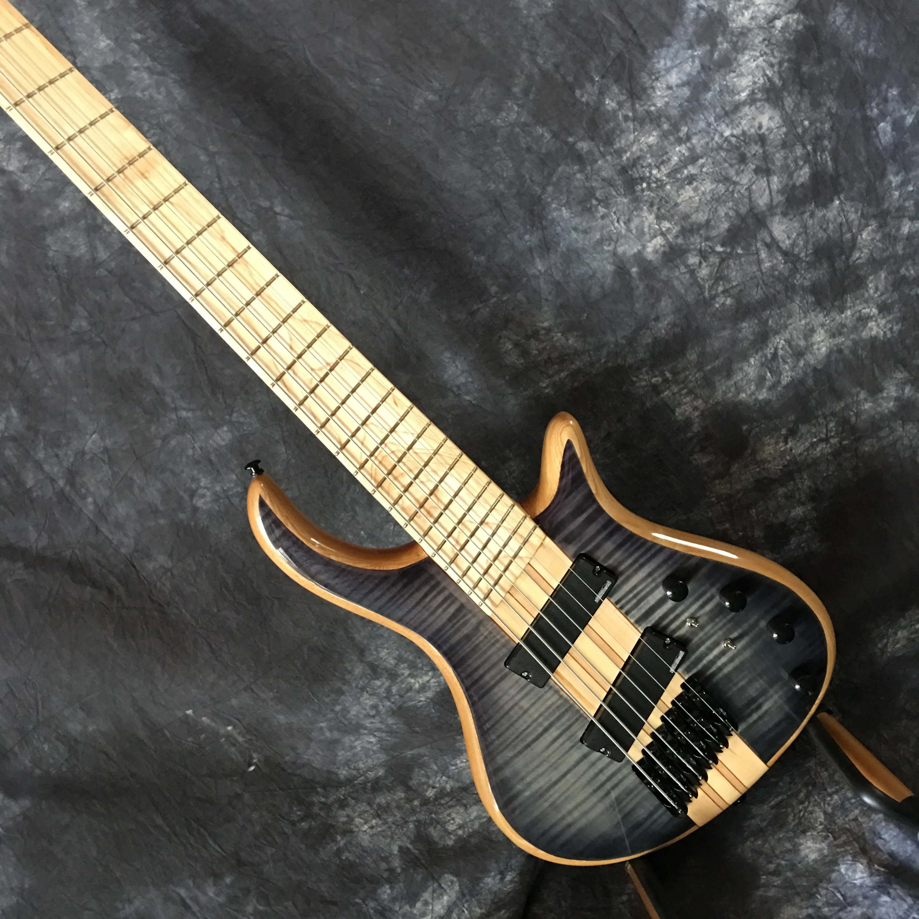 

this link for 8 strings bass guitar birdie maple wood with pickups and with knobs and switch holes