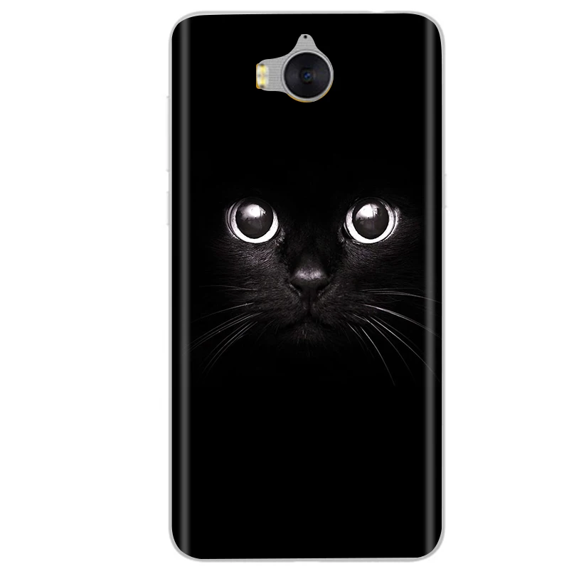 Чехол для Huawei Y6 2017 силиконовый чехол милый Модный узор мягкий TPU телефона Y 6
