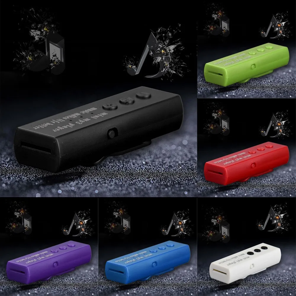 Clip MP3 Player Portable Mini 1.77 Screen Music Sport Fitness Media Support Micro TF Card Festival Gift for Friends | Электроника