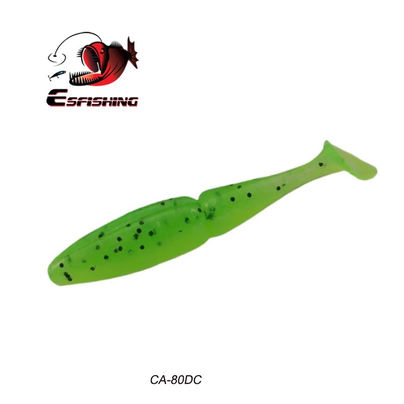 Esfishin новые рыболовные приманки Easy Shiner 5 см 12 шт. 1,2 г Easy shiner Pesca Leurre Souple рыболовный Воблер для карпа - Цвет: CA80DC