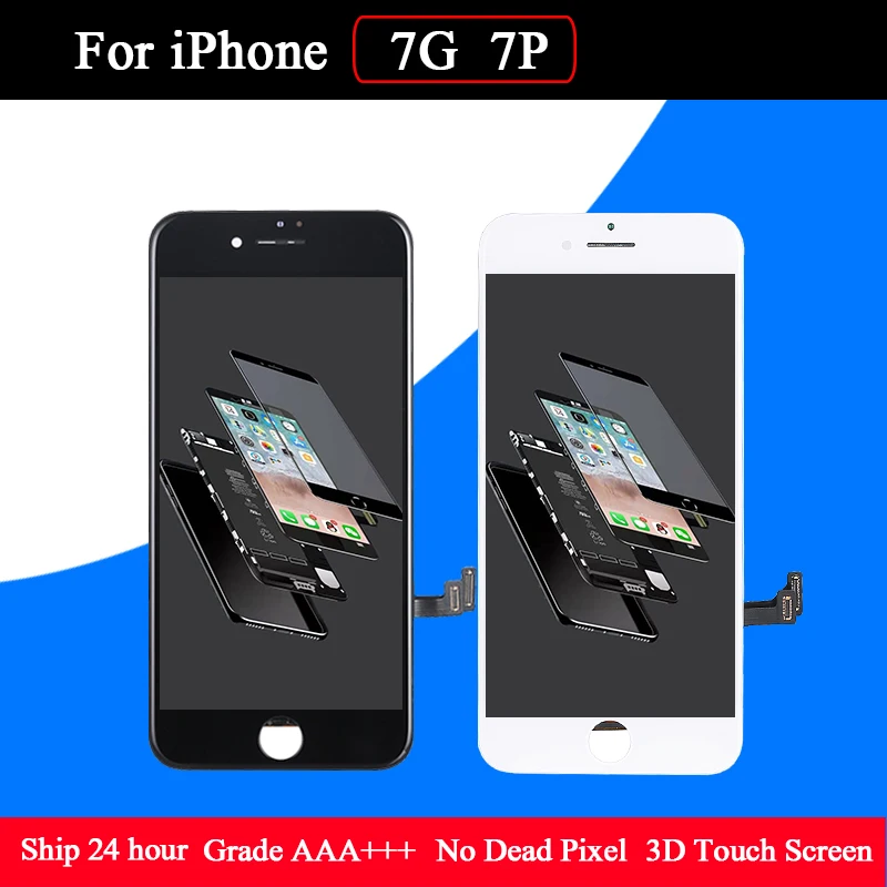 Фабрика Neewsoll без битых пикселей для iPhone 7 Plus ЖК дисплей с сенсорным экраном