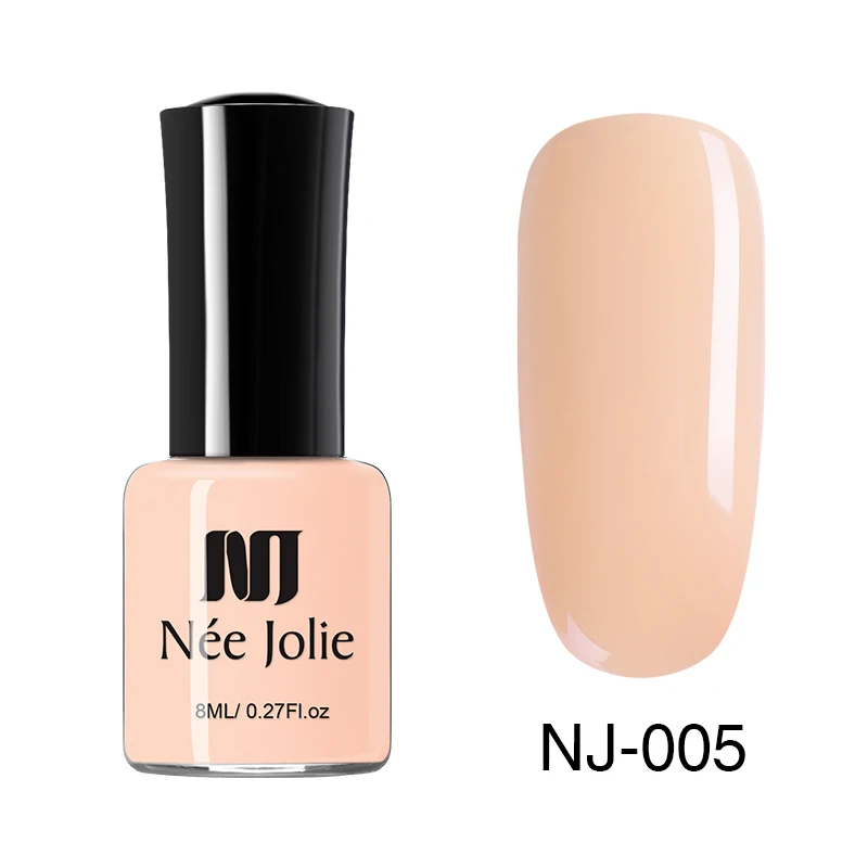 NJP-05 NEE JOLIE 8 мл Лак для ногтей чистая серия лак для ногтей Блестящий зеркальный матовый эффект лак для ногтей 66 цветов - Цвет: NJP-05