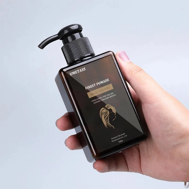

100ML 150ML 280ML Square PET Soap Bottle Bathroom Shower Gel Refillable Bottle Shampoo Hair Conditioner Lotions Press Dispenser