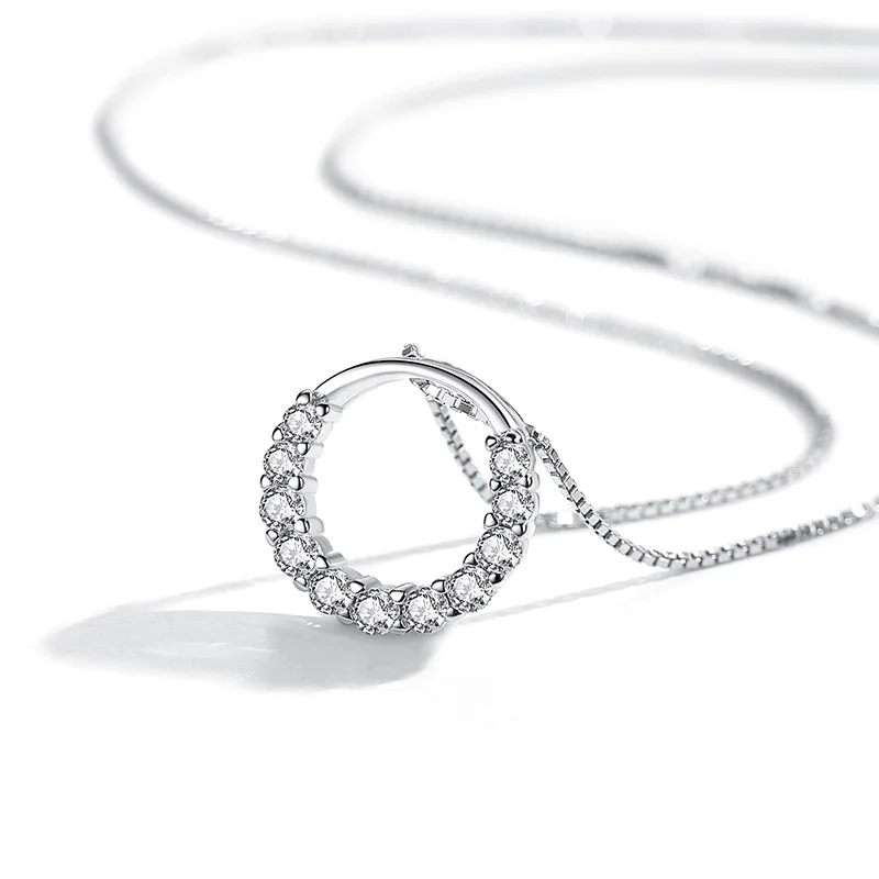 

collares de moda 2020choker necklace egirl accesorios mujer pendant necklace Cubic Zirconia925 sterling silver elegant chain