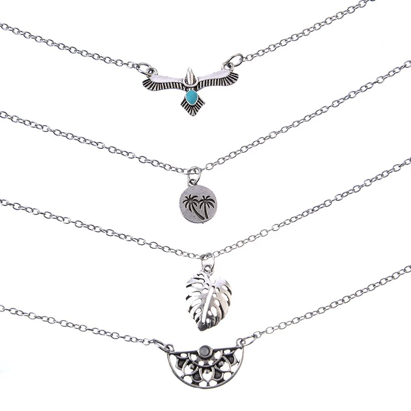 4 шт./компл. Новый минималистичный персонализированный браслет набор Bird Форма