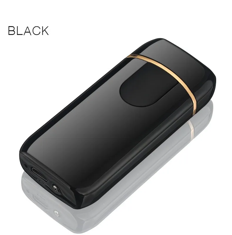 Зажигалка USB зарядка плазменный сенсорный экран электрическая зажигалка для сигарет творческая ветрозащитная личность, чтобы отправить другу
