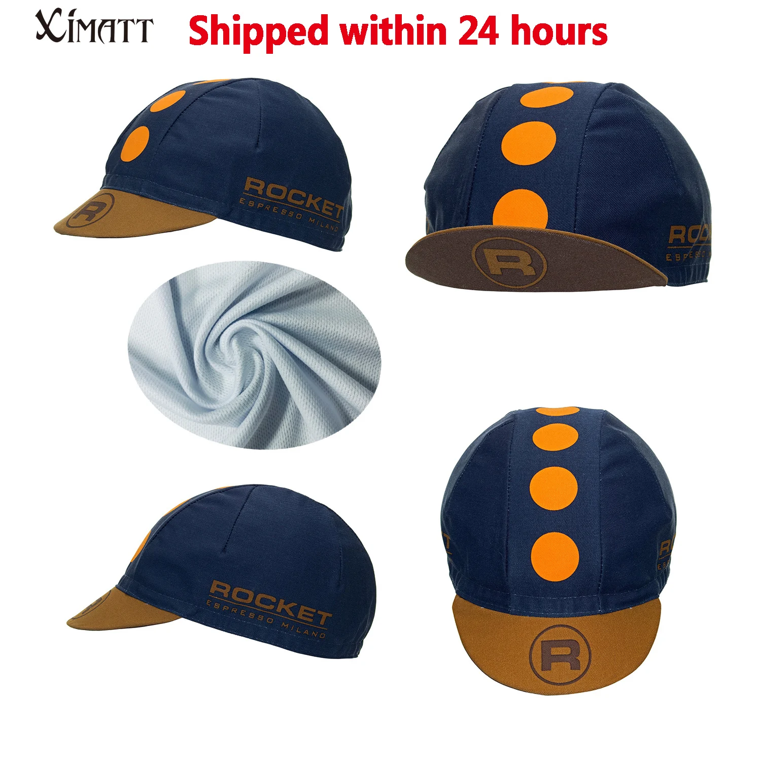 

New Style Summer Rocket Polyester Cycling Caps Quick Drying Men And Women Wear