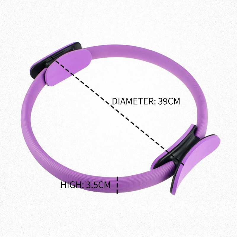 

Pilates Rings Yoga Pilates Magic Circle Pilates Ultra Fit Exercise Resistance Fitness Toning Ring Workout Fitness Circles