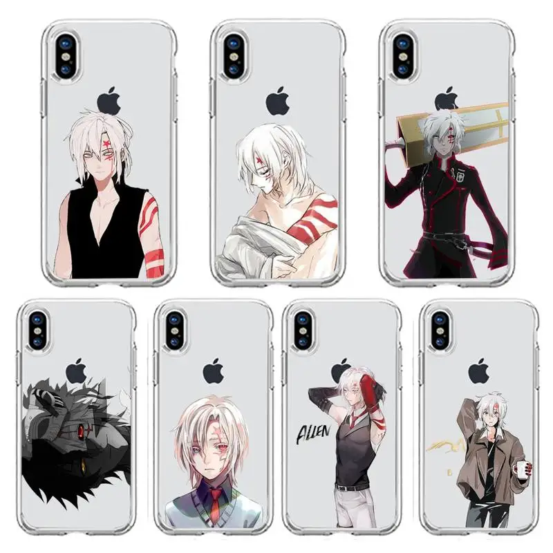 

Anime D Gray Man Allen Phone Case Transparent soft For iphone 12 11 13 7 8 6 s plus x xs xr pro max mini