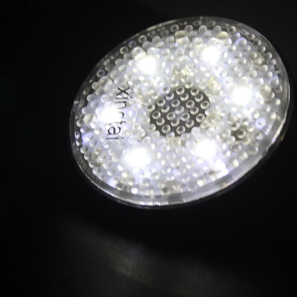 2 шт. 5 8 см прозрачные линзы светодиодный задний бампер отражатель светильник