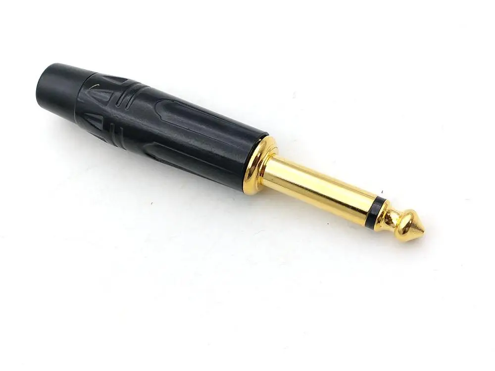 80 шт. 6 35 мм моно (1/4 дюйма) гнездо штекер аудио адаптер соединитель