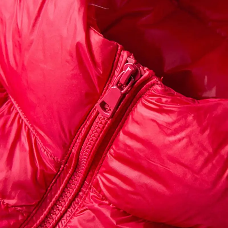 Женское пальто с капюшоном и длинным рукавом зимний пуховик на утином пуху