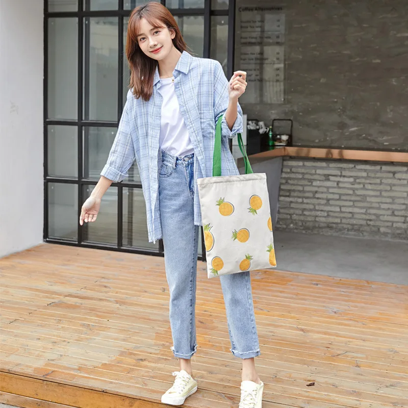 Прямая продажа с фабрики 2020 новая японская Харадзюку стильная Холщовая Сумка на