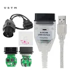 С чипом FT232RL, зеленая печатная плата для BMW K + CAN K CAN с переключателем для BMW K DCAN, USB-кабель интерфейса