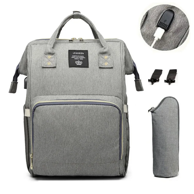 

Многофункциональный дорожный рюкзак для подгузников с USB-портом рюкзак для мамы рюкзак сумка в роддом