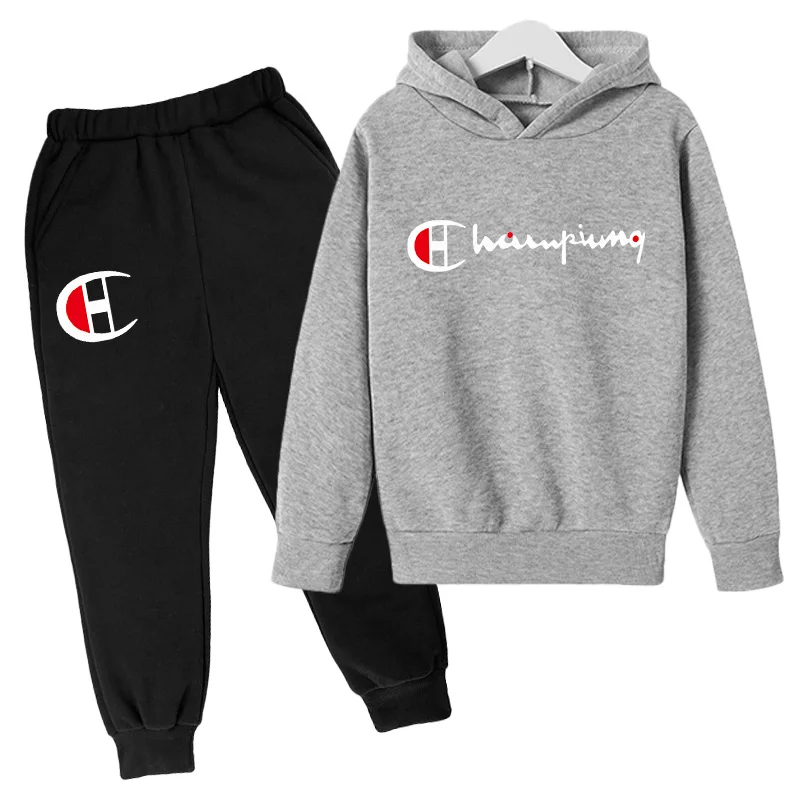 

Clothes for Teenagers New Children's Clothing sets Boys girls Outdoor sports clothes Sets 3 to 14 years Jogging Hoodie + pants