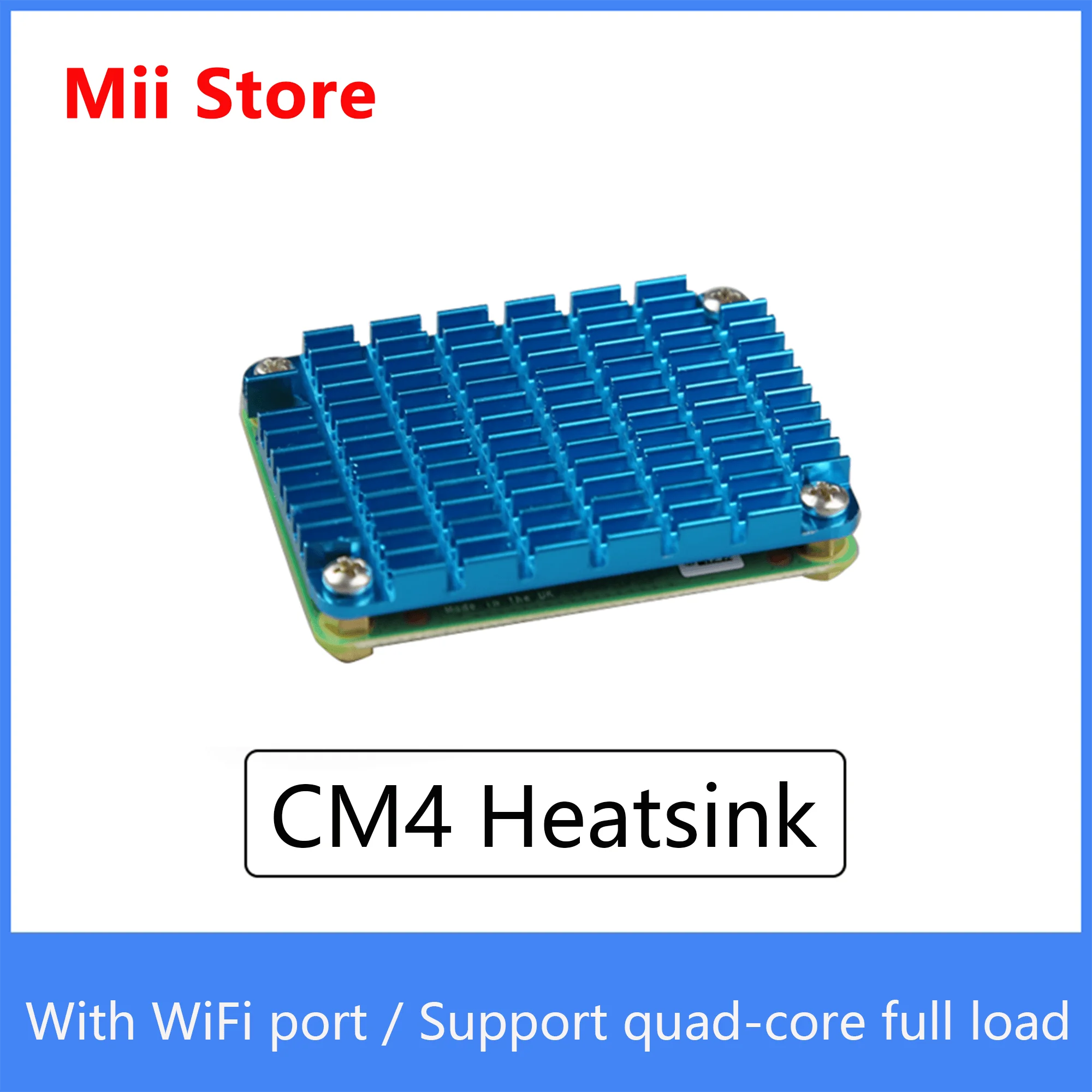 Компьютерный модуль Raspberry pi 4 кулер с радиатором CM4 и отверстием для Wi-Fi