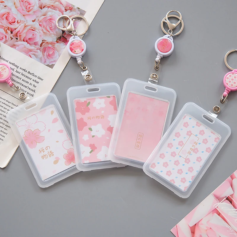 

1PC Cute Cartoon PVC Card Holder Unisex Bank Identity Bus ID Card Holder Case