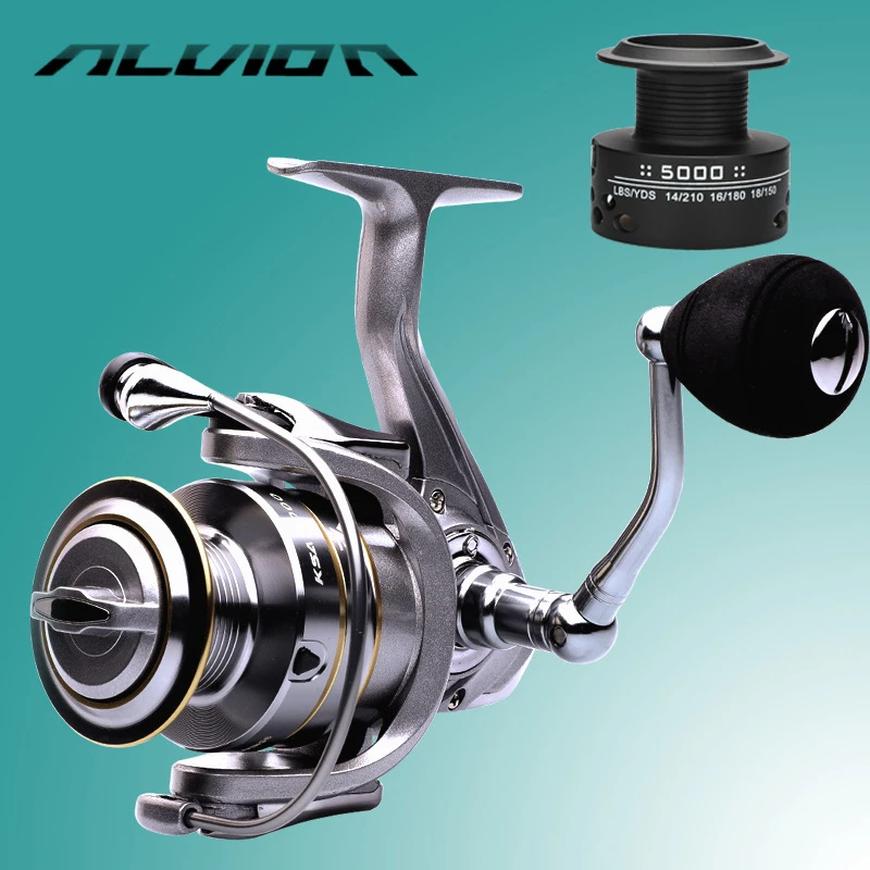 

Fishing Reel 14+1BB Double Spool Spinning Reel High Speed Gear Ratio Spinning Reel Carp Fishing Reels Casting Reel For Saltwater