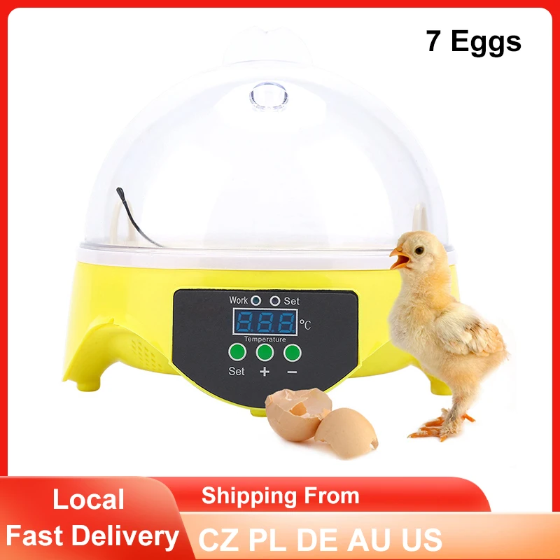 7 инкубатор для яиц выращивания курицы утки перепелов|Принадлежности кормления и