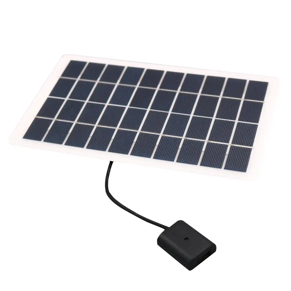 

5V 5W Portable USB Outdoor Solar Panel Charger Lightweight Durable Adapter For Smartphone Tablet Camera Powerbank
