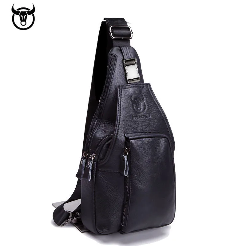 BRAND Crossbody Bags Men's Chest Bag Designer Messenger bag Men Leather Shoulder Bag Male Diagonal Pack Travel Package