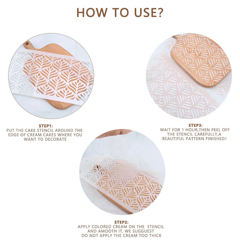Fondant Cake Mesh Stencil Stamps Stencils Embossing For Decorating Tool Plastic Spray Mold Cookies Chocolate Drawing Painting | Дом и сад