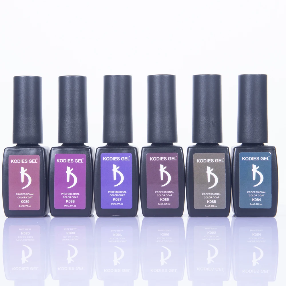 Гель-лак KODIES УФ для ногтей блестящий полуперманентный маникюрный набор лаки