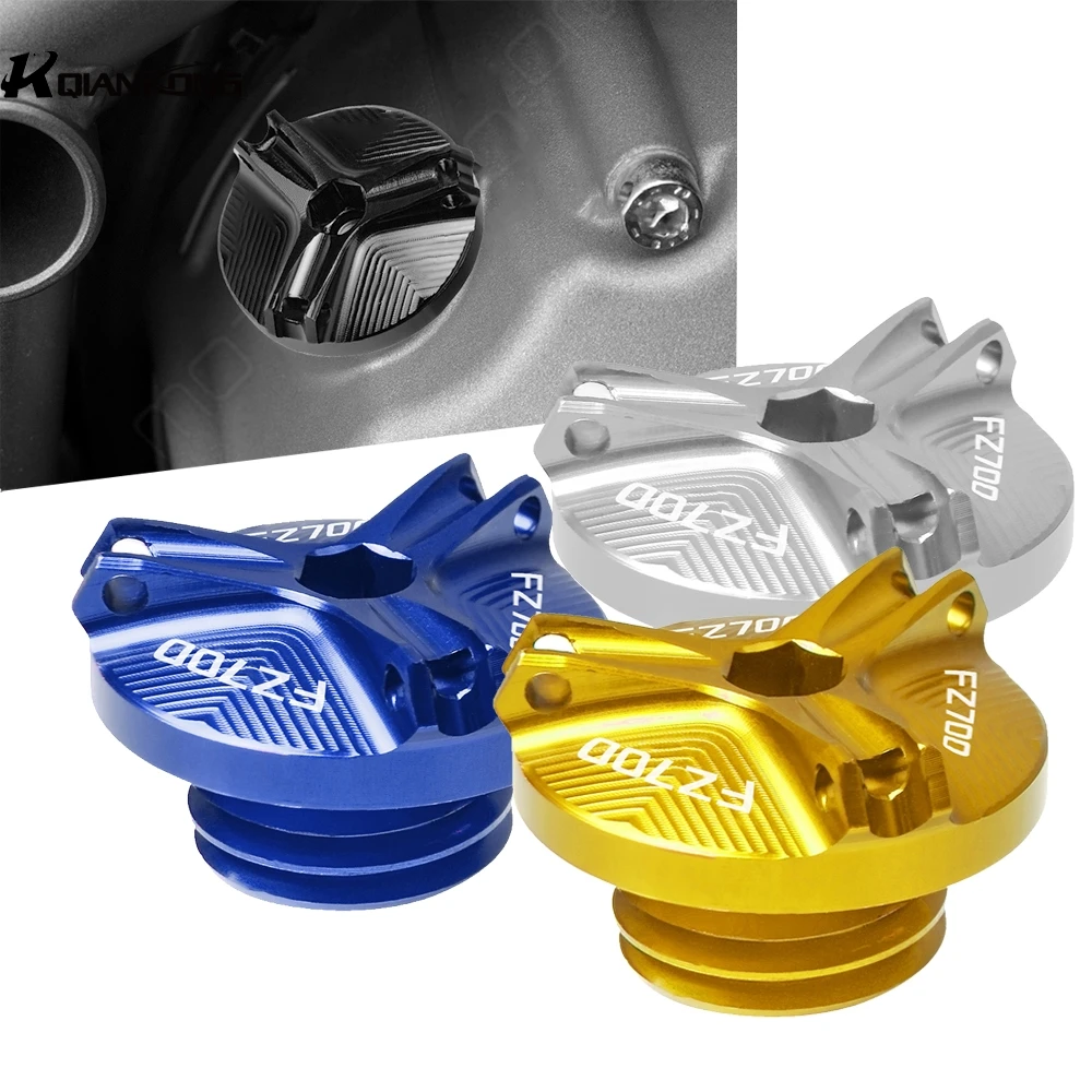

Аксессуары для мотоциклов Yamaha FZ700 1986-1988 пробка для масляного фильтра двигателя алюминиевая крышка винтовой логотип с FZ700 FZ 700 1987