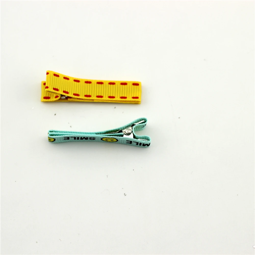 10 шт. заколки с подкладкой из аллигатора цветочным принтом для маленьких детей