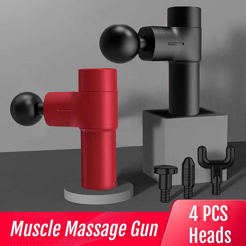 Massage Gun Массажер для мышц шеи и спины Мини массажный пистолет тела Электрический