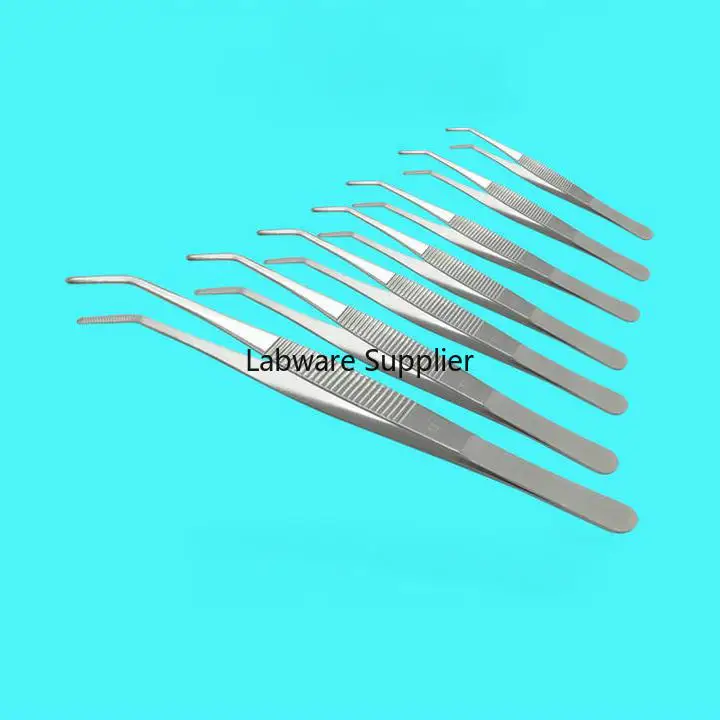 Хирургический пинцет с Локоть из нержавеющей стали 2 шт./лот 12 5/14/16/18/20/25