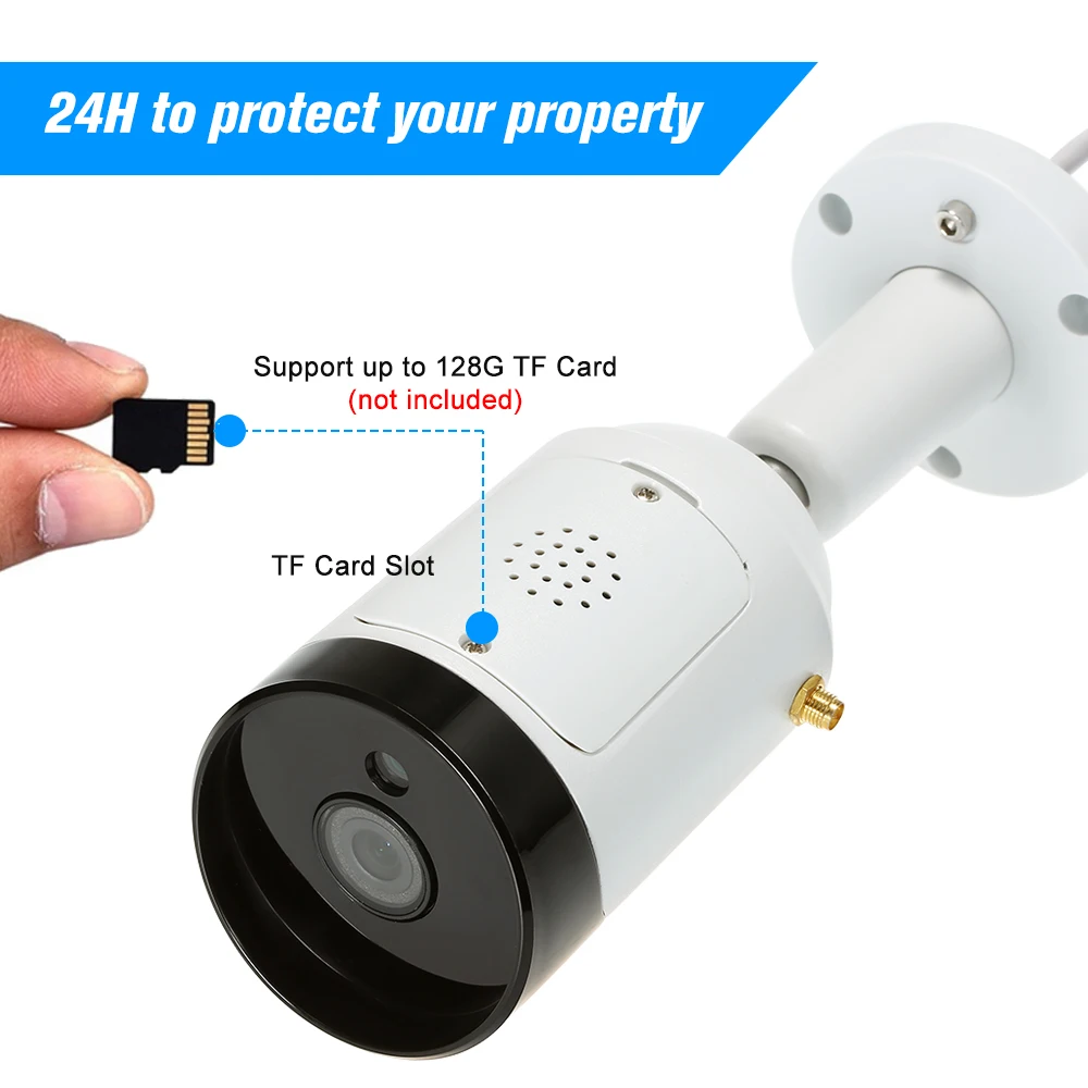 OWSOO 1080P камера беспроводной связи WiFi IP для домашнего наблюдения наружный монитор