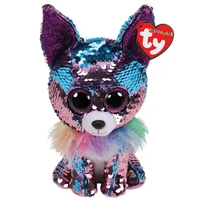 ty beanie boos flippables 6 yappy the chihuahua color changing sequins plush stuffed animal collectible soft doll toy gift