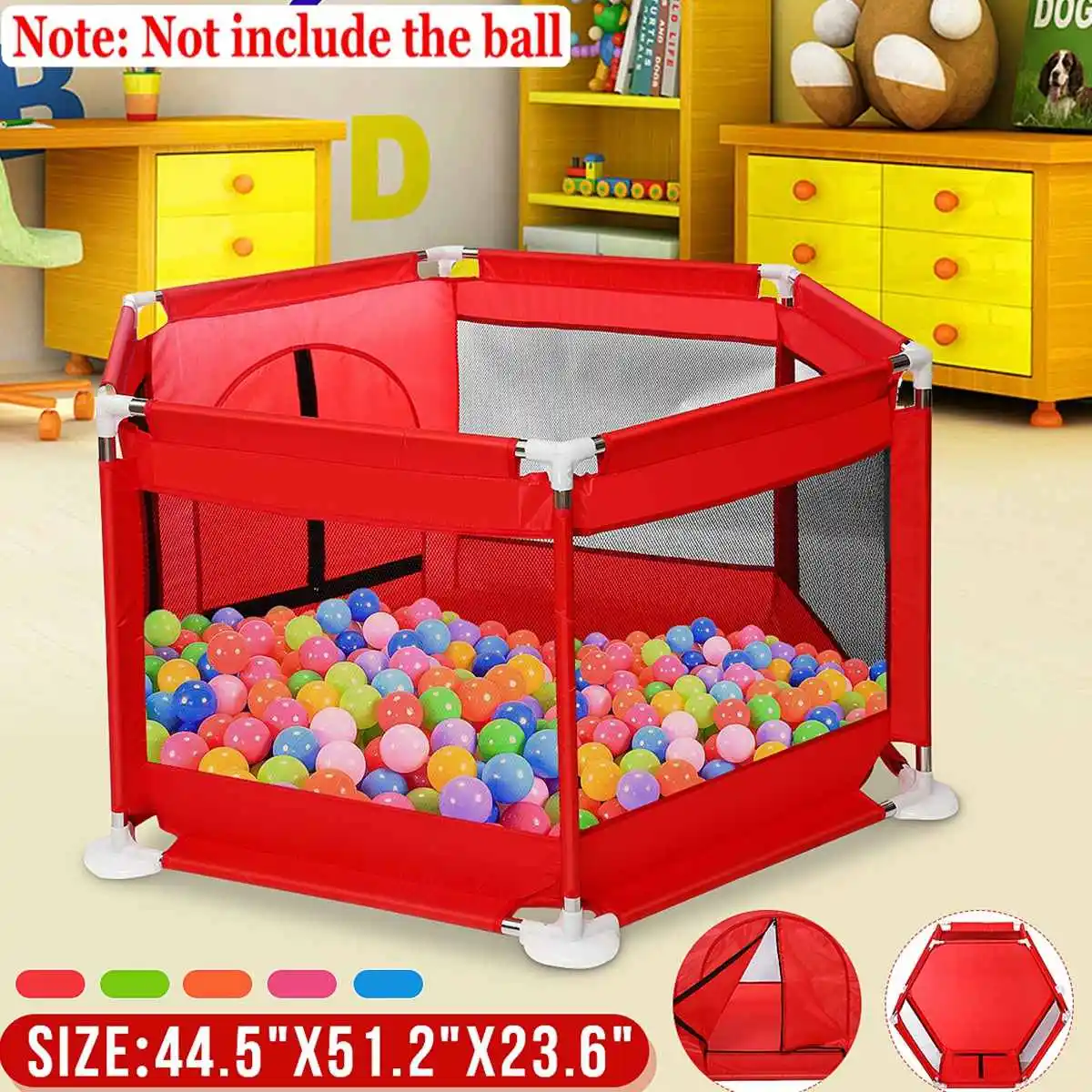 Детский манеж портативное ограждение для детей складной защитный забор барьеры