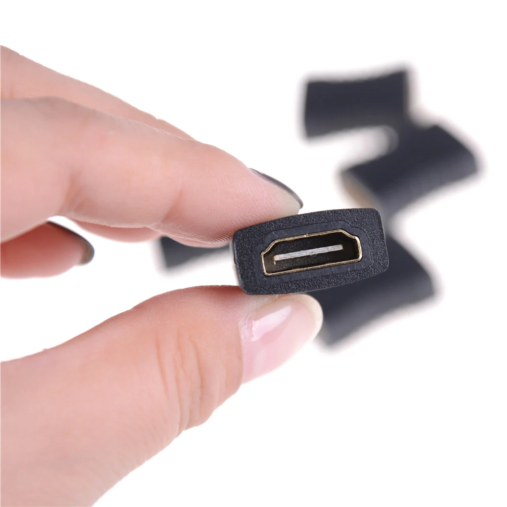 

5pcs Black HDMI Female To Female Extender Coupler Adapter Connector F/F Suitable For HDTV