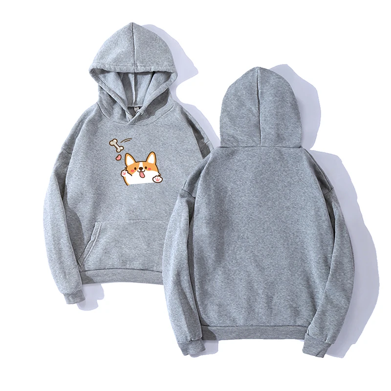 Женские толстовки Kawaii Женский свитшот пуловер топы осенние с капюшоном и