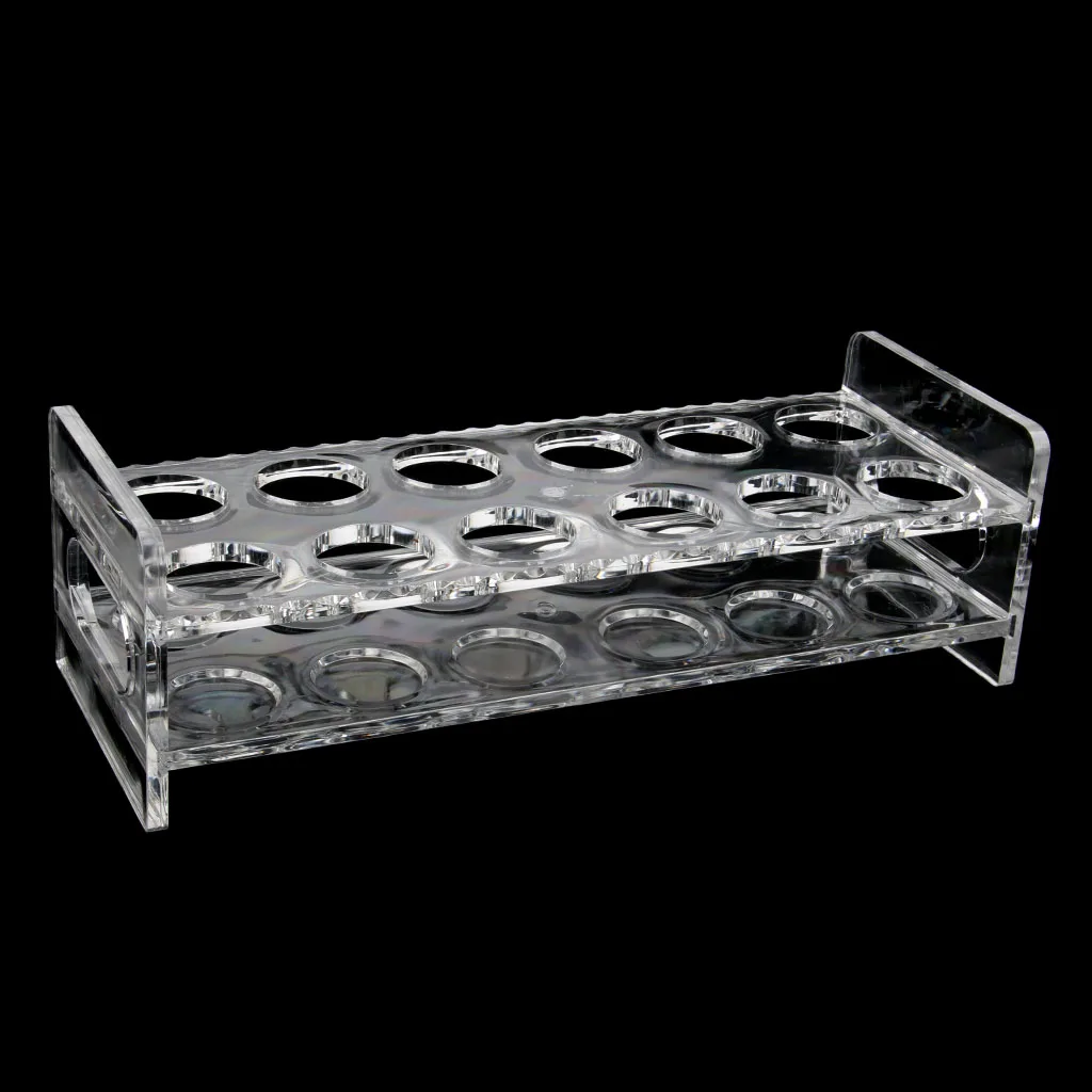 Кристально чистый акриловый стеклянный держатель с ручкой поднос для вина 12