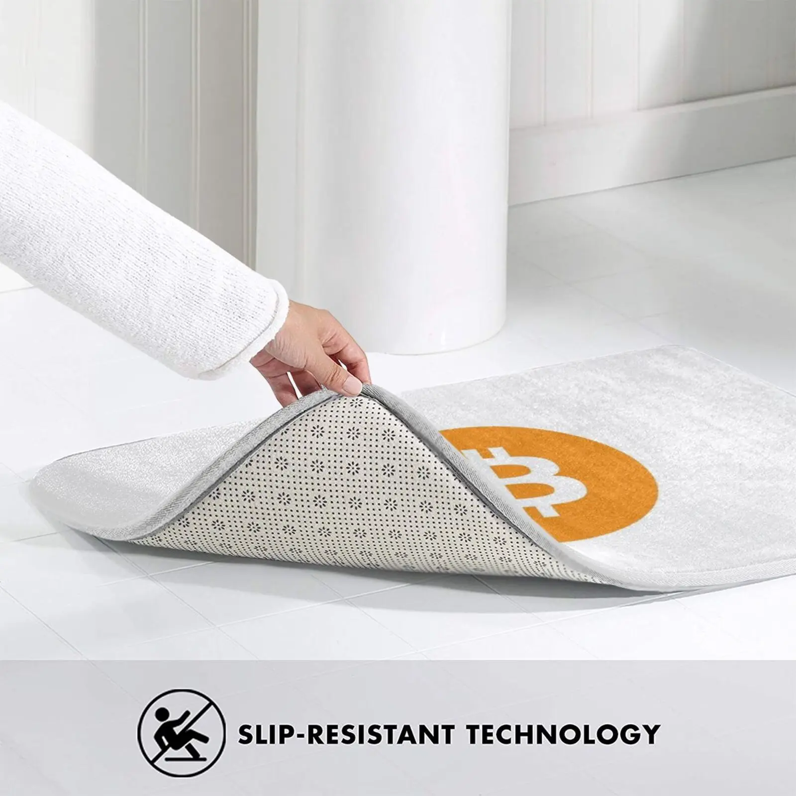 Минималистичный коврик для входной двери биткоина ванной Джефф Безос арбуз