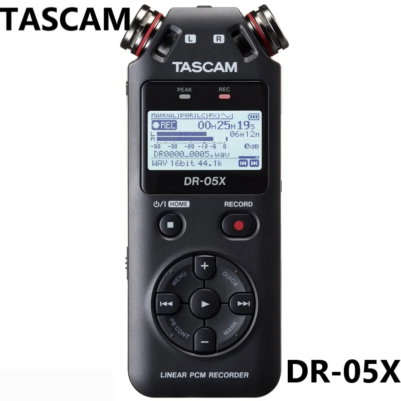 TASCAM DR-05X улучшенная версия DR-05 Портативный цифровой диктофон звукозаписывающее
