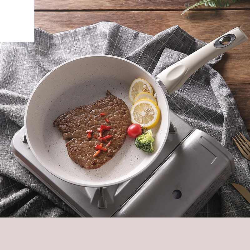 Антипригарная открытая сковорода для жарки яиц стейка гриль омлета блинов