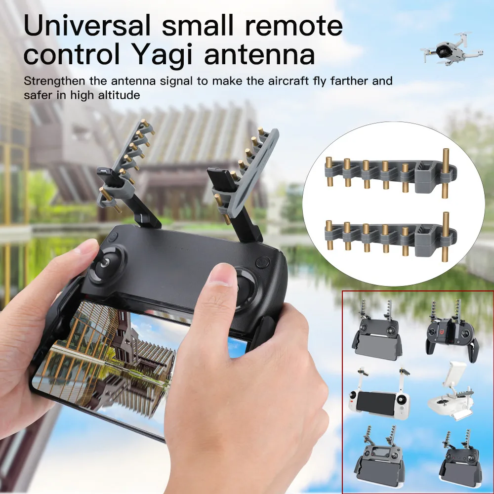 

COMPUDA Universal Yagi Antenna Signal Amplifier Range Booster For DJI Mavic Phantom RC Accessory rc parts RC Toy Accessories