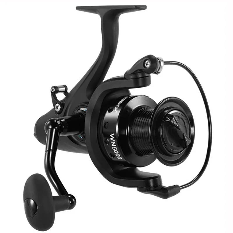 

Double Brake Saltwater Fishing Reel Small Metal Spool Marine Sport Spinning Reel Heavy Boat Carretilha Fishing Machine ZZ50DL