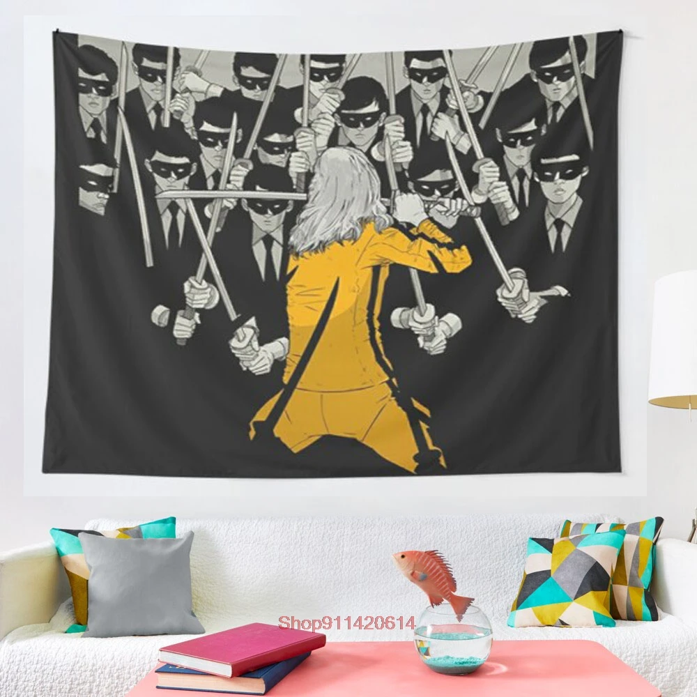 

Kill The Bill tapestry Wall Tapestry Wall Hanging Wall Decor Bedspread Wall Art Coverlet Bedding Curtain Personalized Table