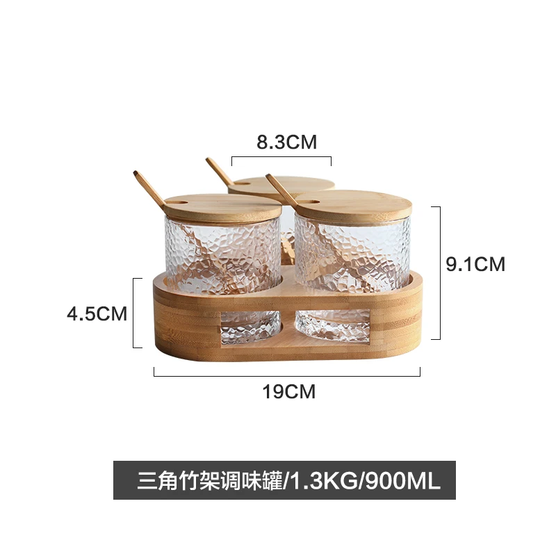 

Food Glass Plastic Storage Jar Set Desktop Fridge Storage Containers Sugar Spice Articulos De Cocina Kitchen Organizer EA6SNG