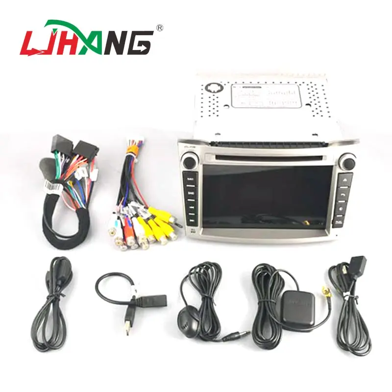 LJHANG автомобильный DVD мультимедийный плеер Android 10 для SUBARU OUTBACK LEGACY 2008 2013 WIFI 2 Din