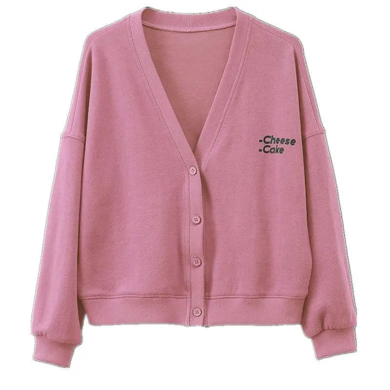 

Sweater woman spring 2021 new INS fashion loose spring and autumn thin fashion short jacket Cardigan jacke