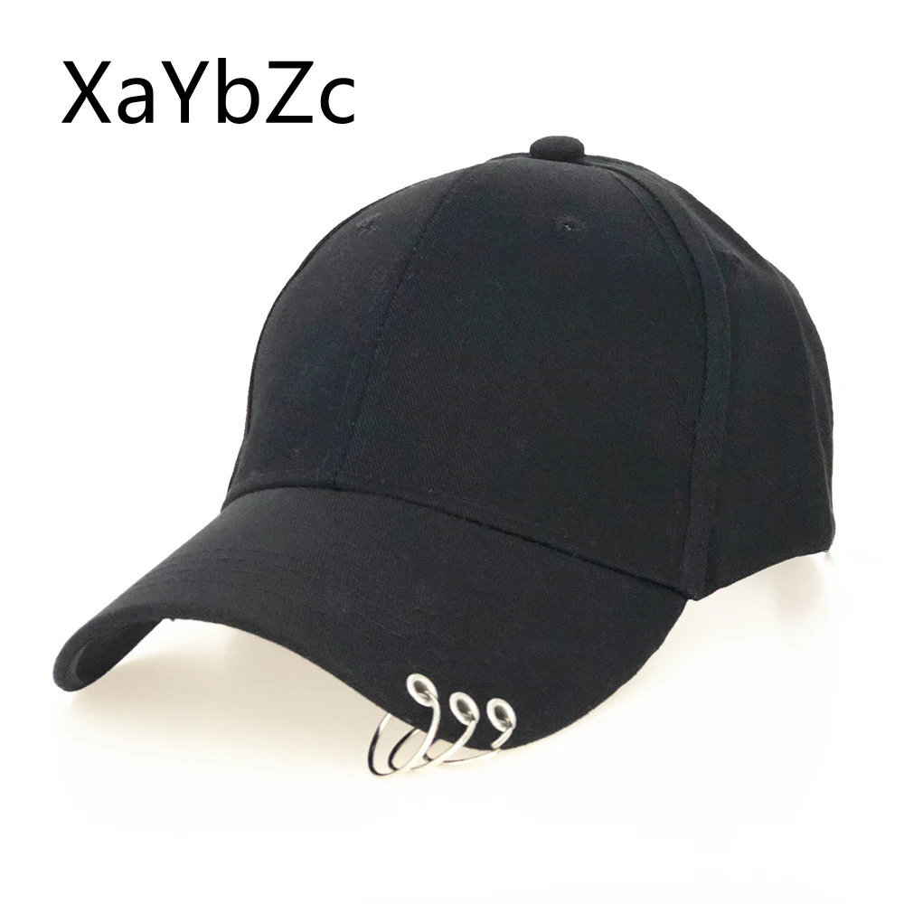 

High Quality Adjustable Baseball Hat With Ring Outdoor Sports Sun Cap For Women Men Fashion Snapback Hat